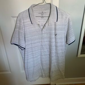 American eagle gray polo